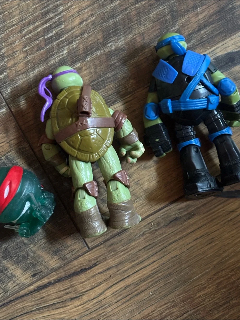 2012 teenage mutant ninja turtles lot of 2 + squishy turtle